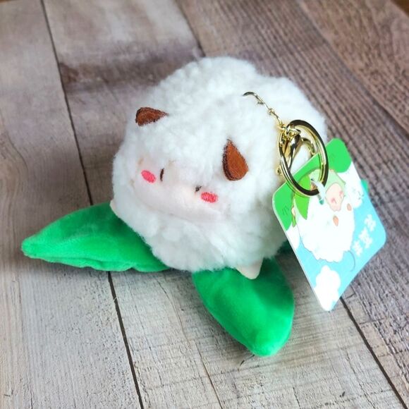 Unbranded Other - Cauliflower Sheep Plush Keychain Kawaii Plushie